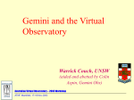 Gemini and the Virtual Observatory