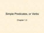 Complete Subjects and Predicates