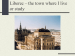 Liberec – the town where I live or study
