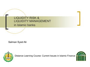 liquidity risk - Islamic Development Bank