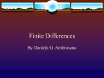 Finite Differences