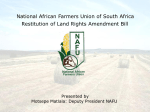 National African Farmers Union
