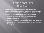 Descartes - University of Arizona