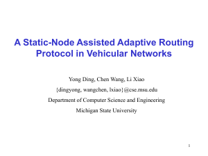 A Connectivity Based Partition Approach for Node