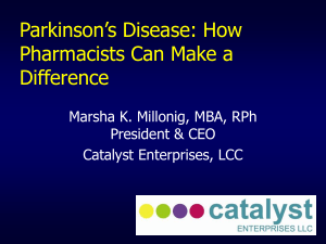 Parkinson`s Disease: How Pharmacists Can