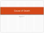 Cause of death File