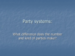 Party Systems and Government Formation