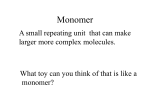 Monomer polymer2011