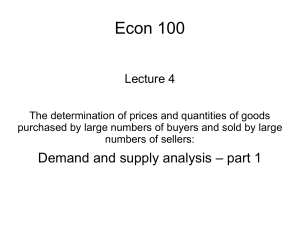 Quantity demanded