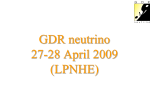 Introduction - GDR neutrino