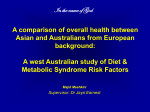 A comparison of overall health between Asian