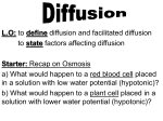 Facilitated Diffusion