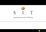 קובץ ppt: SIT - Systematic Inventive Thinking