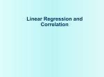 10 Correlation and regression