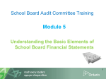 Module 5 – Understanding the Basic Elements of School Board