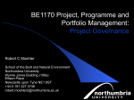 Project governance is not - Robert Moehler PG HEP Portfolio