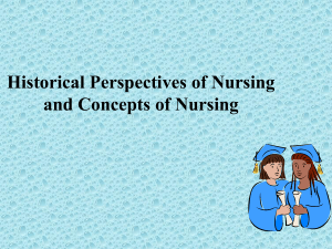 Historical Perspectives of Nursing
