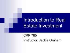 Real Estate Investment