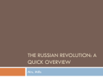 The Russian Revolution