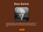 Bela Bartok Powerpoint