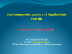 Electromagnetic waves and Applications (Part III)