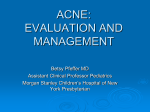 acne evaluation and treatment
