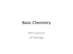 Basic Chemistry - Biology with Radjewski