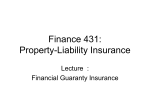 The State of Financial Guaranty Insurance