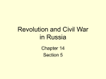 Revolution and Civil War in Russia