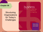 The Changing Organization - McGraw Hill Higher Education