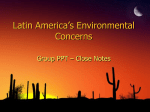 Latin America`s Environmental Concerns