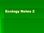 Ecology Notes 2