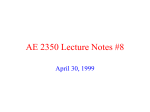 AE 2350 Lecture Notes #8