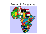 Economic Geography of Africa - Coach Nokes World Geography