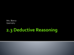 Laws of Deductive Reasoning