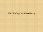 Ch 22: Organic Chemistry
