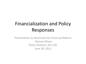 DAMON-SILVERS - Americans for Financial Reform