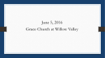 Isaiah 40:3-5 - Grace Church at Willow Valley