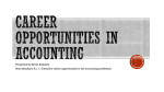 Career opportunities in accounting - K