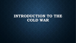 Introduction to the Cold war
