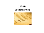 Vocabulary 1 - Cobb Learning
