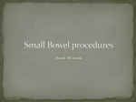 Small Bowel procedures