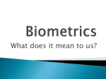 Biometrics