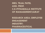 Mrs. Tejal Patel Assi. Prof. C.K.Pithawalla Institute of