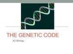 The Genetic Code