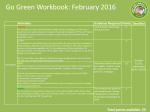 Go Green Workbook: October 2015