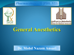 General Anesthetics