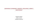 emerging economies: growth, resilience, impact, investment