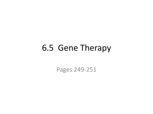 6.4 Manipulating the Genome - Hutchison