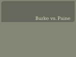 Burke vs. Paine
